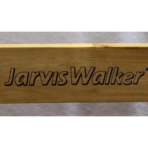 2139 - Jarvis Walker wooden sixteen-slot rod stand. Not available for in-house P&P