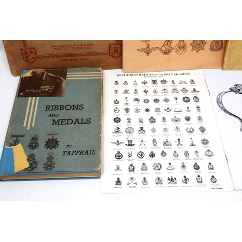 2155 - Mixed Military reference books including Ribbons and Medals by Taffrail and A Guide to Military Muse... 