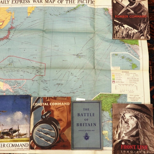 2160 - British WWII period magazines and booklets, with further later literature. P&P Group 1 (£14+VAT for ... 