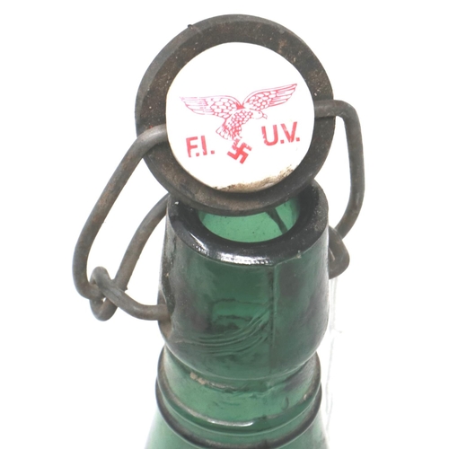 2171 - Third Reich Luftwaffe ceramic top bottle. P&P Group 3 (£25+VAT for the first lot and £5+VAT for subs... 