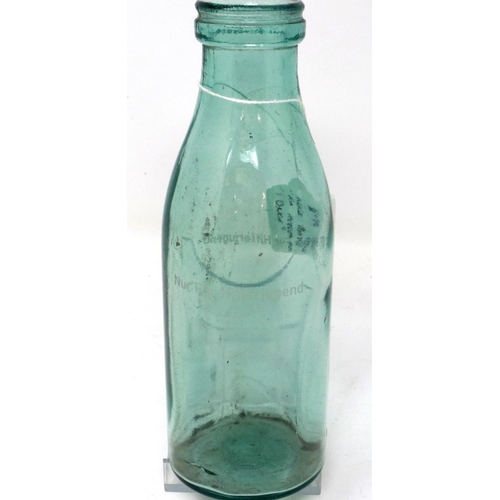 2181 - Third Reich period milk bottle marked for the Hitler Youth only. P&P Group 2 (£18+VAT for the first ... 