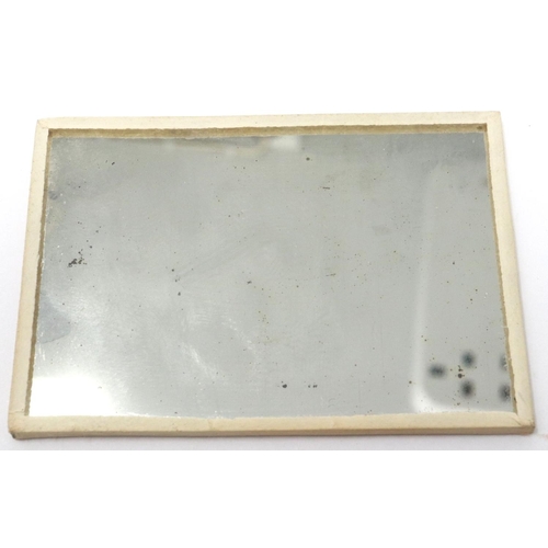 2190 - WWII German Red Cross gift mirror, given to soldiers in hospital. P&P Group 1 (£14+VAT for the first... 