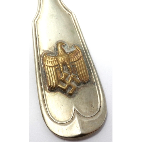 2192 - Third Reich Heer Army Officers mess spoon. P&P Group 1 (£14+VAT for the first lot and £1+VAT for sub... 