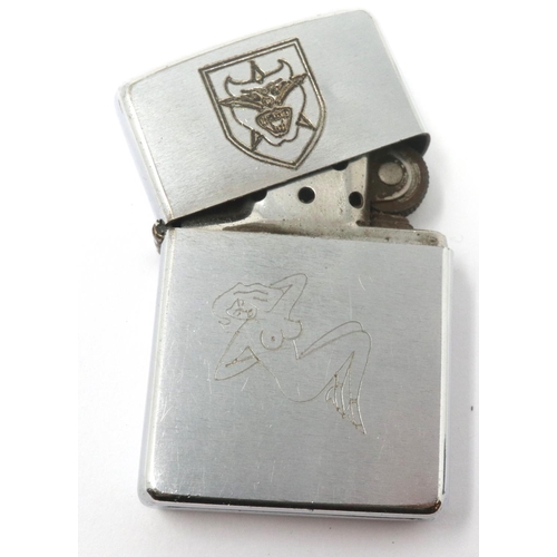 2193 - 1970 Dated Zippo Lighter with the name of an ARVN Ranger and his year of birth engraved on the front... 