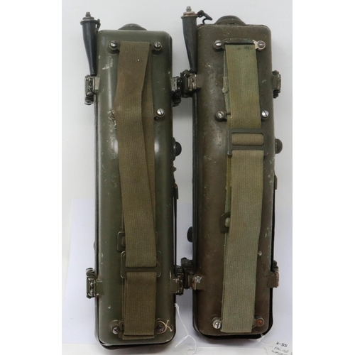 2200 - Pair of Vietnam War era US PRC66 Banna VHF walkie talkies. P&P Group 2 (£18+VAT for the first lot an... 