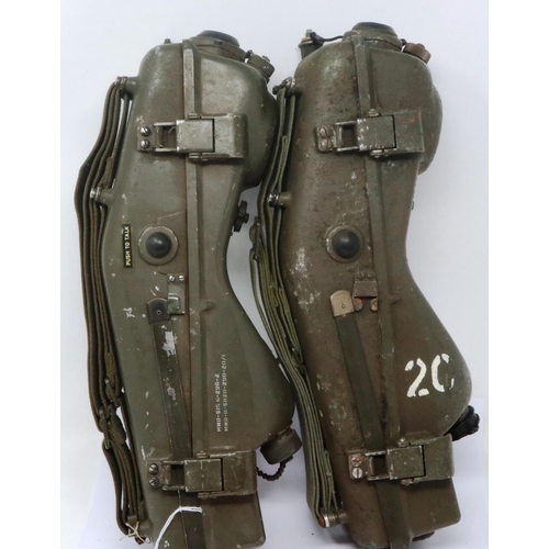 2200 - Pair of Vietnam War era US PRC66 Banna VHF walkie talkies. P&P Group 2 (£18+VAT for the first lot an... 