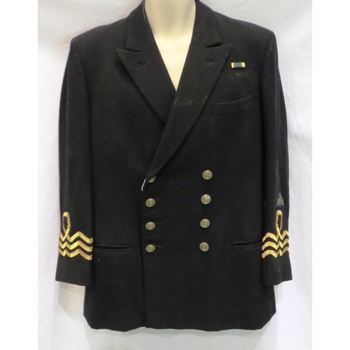 2248 - British Royal Navy wool tunic, badged and with Cadet Force ribbon, approximate size M. P&P Group 2 (... 