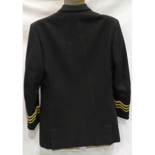 2248 - British Royal Navy wool tunic, badged and with Cadet Force ribbon, approximate size M. P&P Group 2 (... 