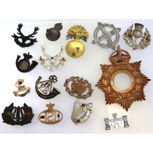 2282 - Fifteen various restrike cap badges. P&P Group 1 (£14+VAT for the first lot and £1+VAT for subsequen... 