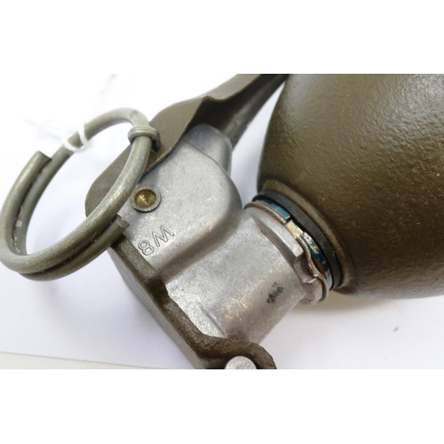 2322 - INERT British L2A2 Hand Grenade, first introduced in the 1950s. This type of grenade was used by Bri... 