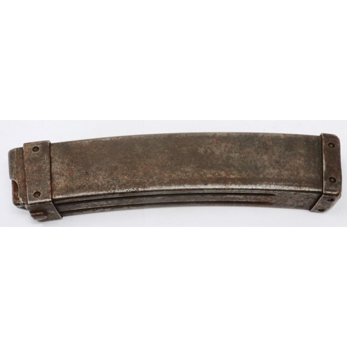 2331 - Rare Webley Villar Perosa MG 9mm magazine, circa 1915, spring loaded. P&P Group 1 (£14+VAT for the f... 