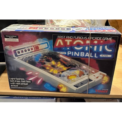 1476 - Boxed Atomic Pinball Fast and Furious arcade game. P&P Group 3 (£25+VAT for the first lot and £5+VAT... 