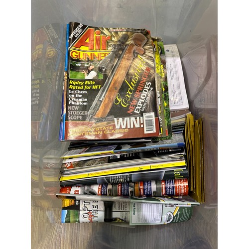 2150 - A very large collection of Air Gunner magazines and similar, some in folders. Not available for in-h... 