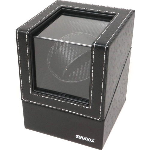 107 - New and boxed automatic watch winder with power supply. P&P Group 1 (£14+VAT for the first lot and £... 