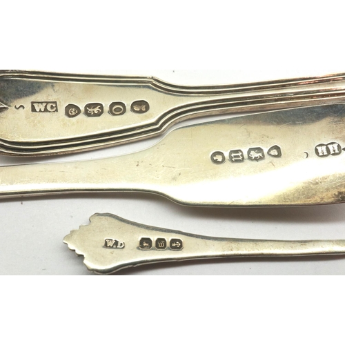 148 - Three hallmarked silver spoons, combined 58g. P&P Group 1 (£14+VAT for the first lot and £1+VAT for ... 