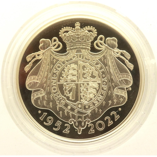 151 - Royal Mint, The Platinum Jubilee of Her Majesty the Queen, 2022, piedfort silver proof coin, limited... 