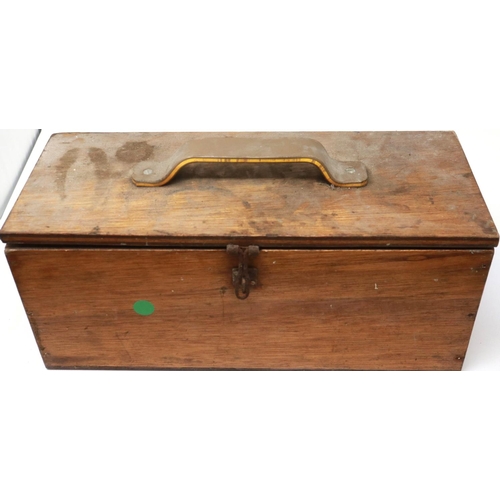 187 - A box of fishing reels and further fishing accessories including weights. P&P Group 2 (£18+VAT for t... 