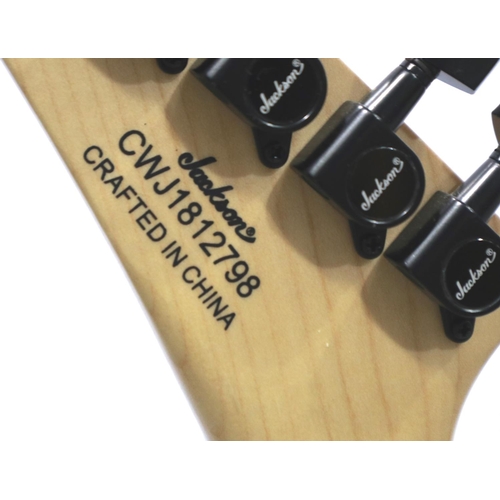 363 - Jackson JS series Dinky Minion JS1X purple electric guitar. P&P Group 3 (£25+VAT for the first lot a... 