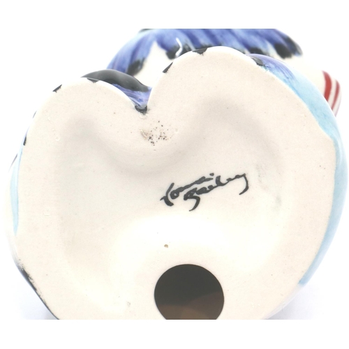 276 - Lorna Bailey cat, Tad, H: 13 cm, no cracks or chips. P&P Group 1 (£14+VAT for the first lot and £1+V... 