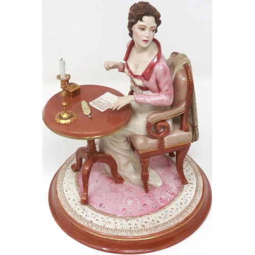 208 - Jane Austin's 'Elizabeth', a figurine by Franklin Mint. P&P Group 2 (£18+VAT for the first lot and £... 