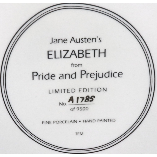 208 - Jane Austin's 'Elizabeth', a figurine by Franklin Mint. P&P Group 2 (£18+VAT for the first lot and £... 