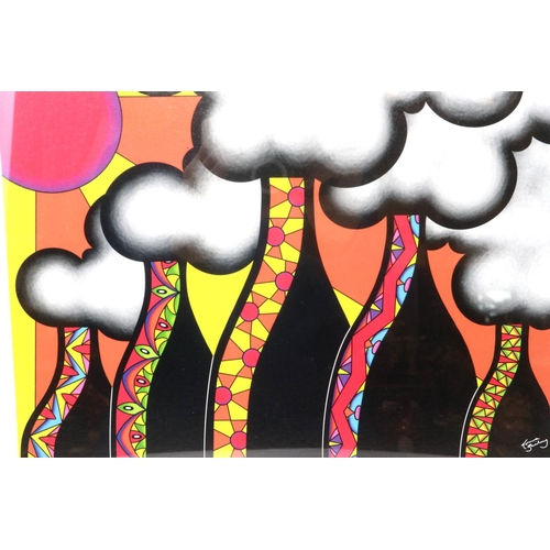 219 - Lorna Bailey framed print, 28 x 20 cm H. P&P Group 1 (£14+VAT for the first lot and £1+VAT for subse... 