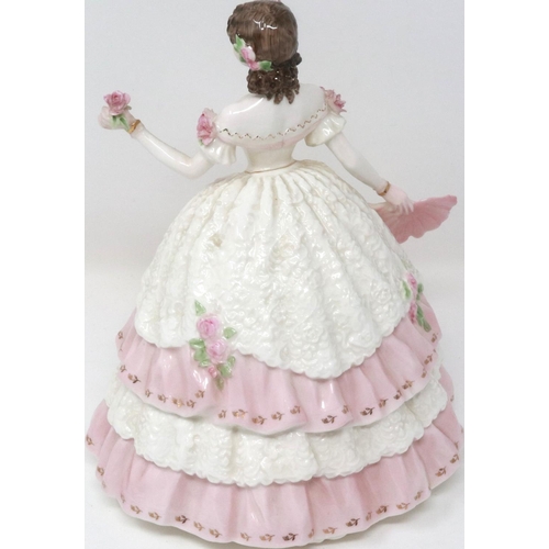 224 - Coalport figurine, Olivia, limited edition number 3474, H: 17 cm. P&P Group 2 (£18+VAT for the first... 