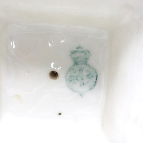 227 - Early Royal Worcester candlestick, H: 21 cm, chip to gilt on base and wear throughout. P&P Group 2 (... 