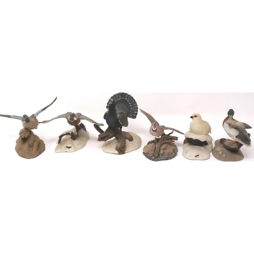 249 - Twelve Franklin Mint game birds by A J Rudisill. P&P Group 2 (£18+VAT for the first lot and £3+VAT f... 