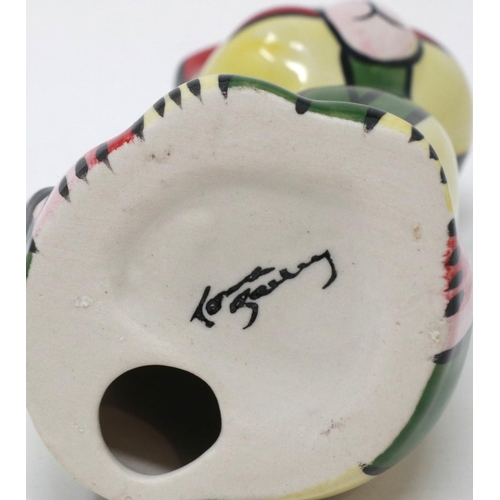 263 - Lorna Bailey cat, Miss Prim, H: 15 cm. P&P Group 1 (£14+VAT for the first lot and £1+VAT for subsequ... 