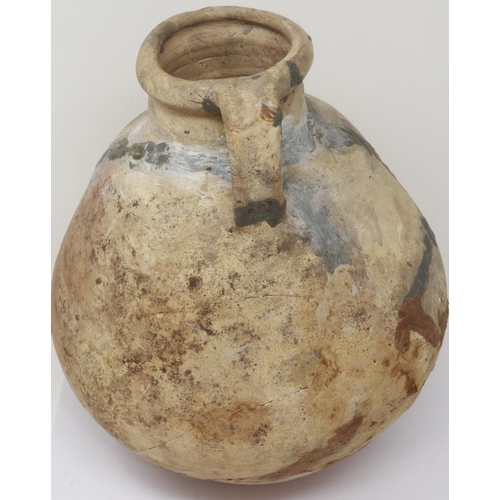 299 - Roman terracotta storage vessel, circa 200-300AD, H: 24 cm . P&P Group 3 (£25+VAT for the first lot ... 