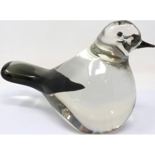 311 - Gino Cenedese (Italian, 1907 - 1973): glass sculpture, large bird, signed and inscribed Venice 1984,... 