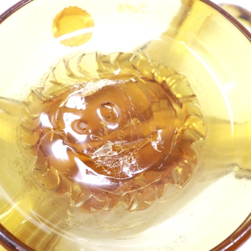 312 - Murano glass figurines signed G Toffolo, H: 34 cm, damage to arms, fleabites to dress. P&P Group 1 (... 