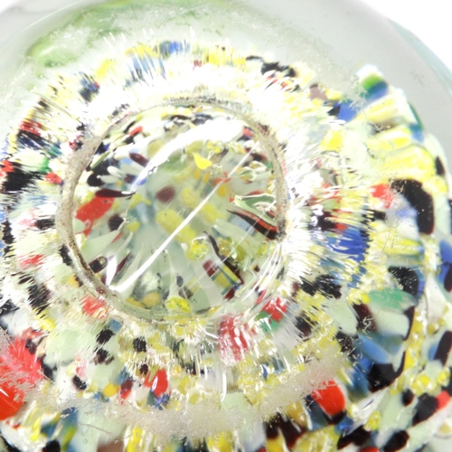 315 - Three 19th century coloured glass paperweights. P&P Group 3 (£25+VAT for the first lot and £5+VAT fo... 