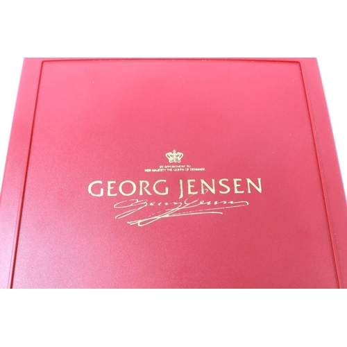 352 - Two boxed Georg Jensen gold plated Christmas decorations, dated 1992. P&P Group 3 (£25+VAT for the f... 