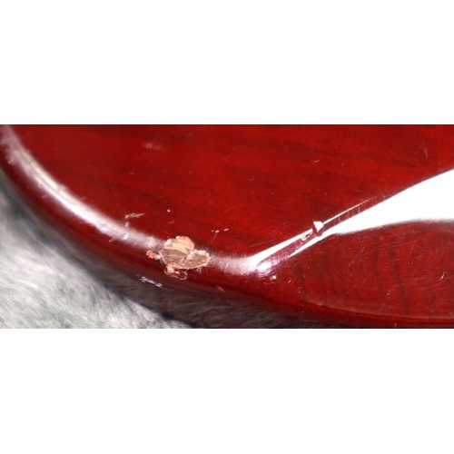 361 - Westfield electric bass guitar with hard carry case. P&P Group 3 (£25+VAT for the first lot and £5+V... 