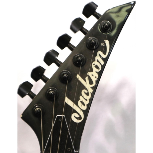 363 - Jackson JS series Dinky Minion JS1X purple electric guitar. P&P Group 3 (£25+VAT for the first lot a... 