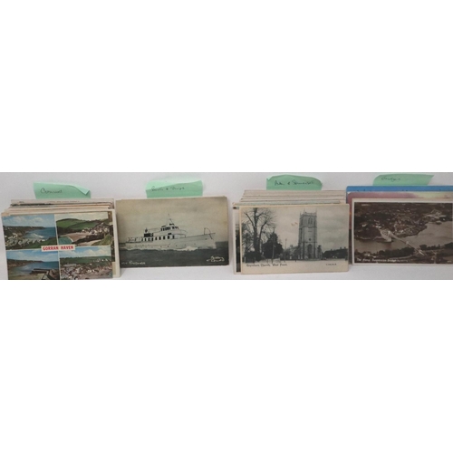 386 - Collection of mixed postcards and stamps. P&P Group 3 (£25+VAT for the first lot and £5+VAT for subs... 