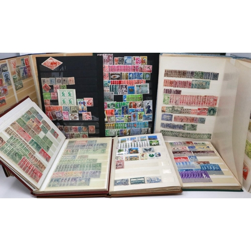 390 - Six Great Britain and world stamp albums. P&P Group 2 (£18+VAT for the first lot and £3+VAT for subs... 