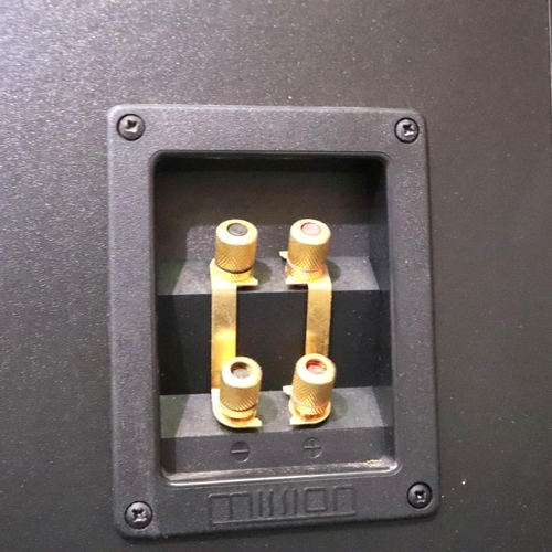 405 - Mission model 702E floor speakers 100w. Not available for in-house P&P