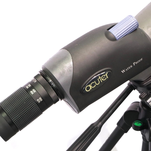 416 - WITHDRAWN: Acuter ST20-60 x 80B spotters scope and tripod. Not available for in-house P&P