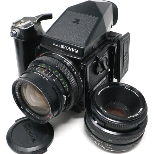 430 - Zenza Bronica camera and lens, for parts or repair. P&P Group 1 (£14+VAT for the first lot and £1+VA... 