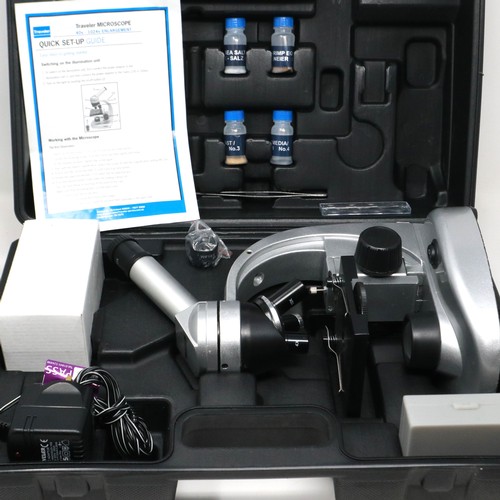 417 - USB Traveller Microscope, 40 x 1024 x enlargement, complete in case. Not available for in-house P&P