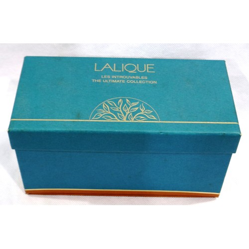 322 - Boxed Lalique perfume set, Les Introuvables The Ultimate Collection, largest H: 70 mm. P&P Group 2 (... 