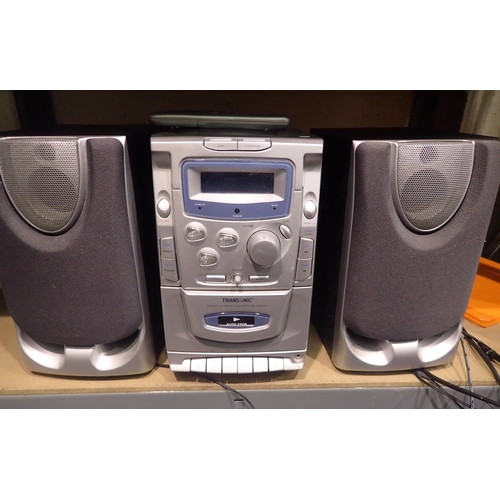 1050 - Transonic stereo with speakers. Not available for in-house P&P