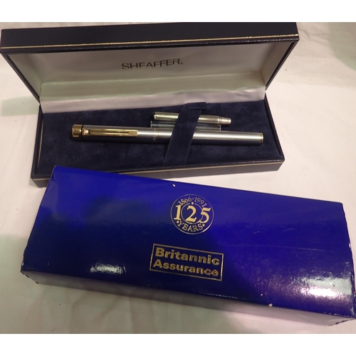 1107 - Sheaffer Britannic Assurance 125 Years fountain pen. P&P Group 1 (£14+VAT for the first lot and £1+V... 