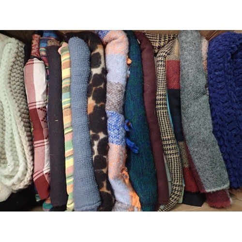 1152 - Large quantity of shawls and scarfs. Not available for in-house P&P