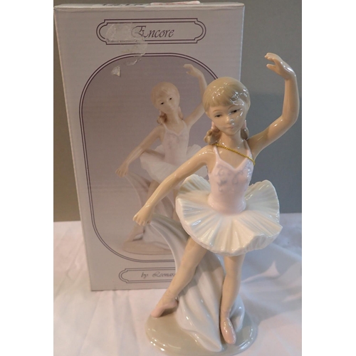 1215 - Leonardo ballerina figurine. P&P Group 2 (£18+VAT for the first lot and £3+VAT for subsequent lots)