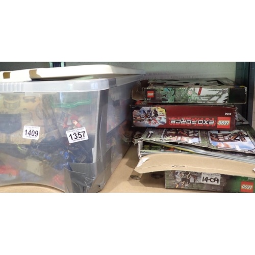 1357 - Quantity of assorted Lego. Not available for in-house P&P