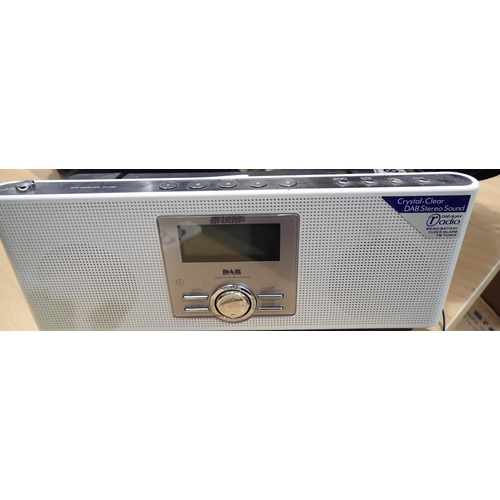 1408 - A Sharp DAB radio. P&P Group 2 (£18+VAT for the first lot and £3+VAT for subsequent lots)